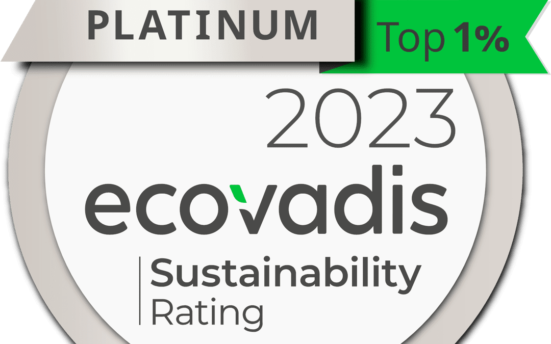 Première marche du podium avec EcoVadis Platinum
